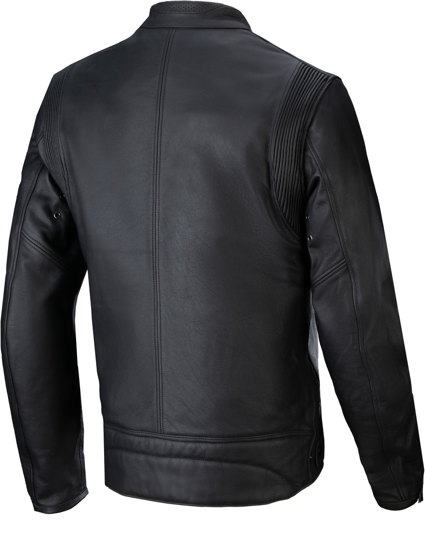 Alpinestars Dyno Motorrad Lederjacke, schwarz-weiss-rot, Größe 3XL für Männer