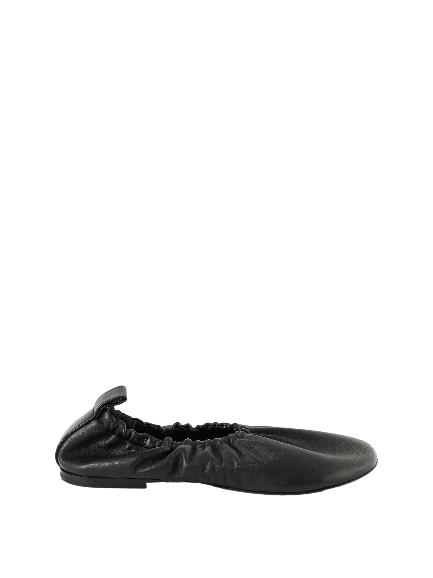 Ballerina aus Schafleder Schwarz