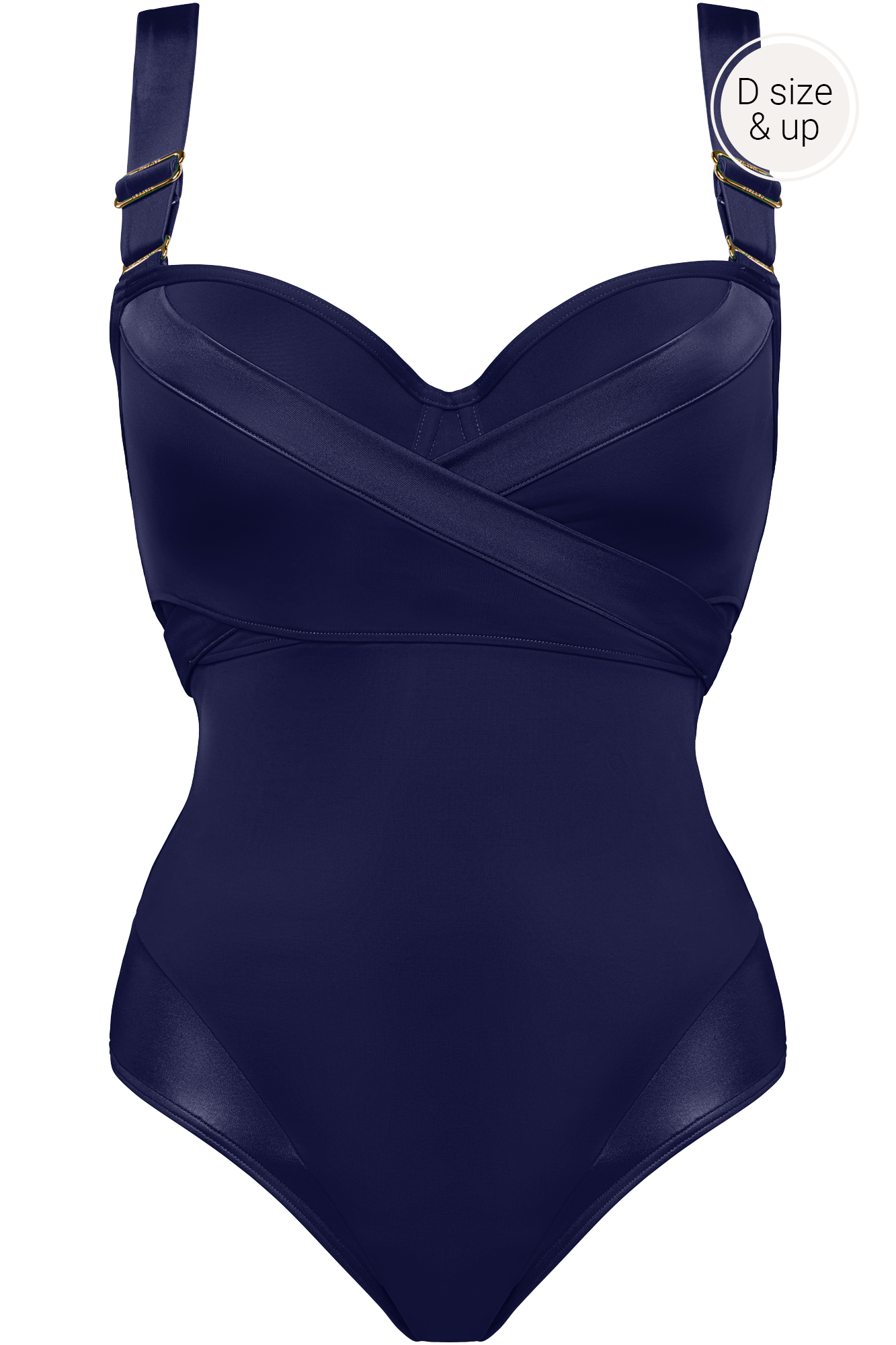 Marlies Dekkers Plunge Balconette Badeanzug Cache Coeur - Dunkelblau - 70F