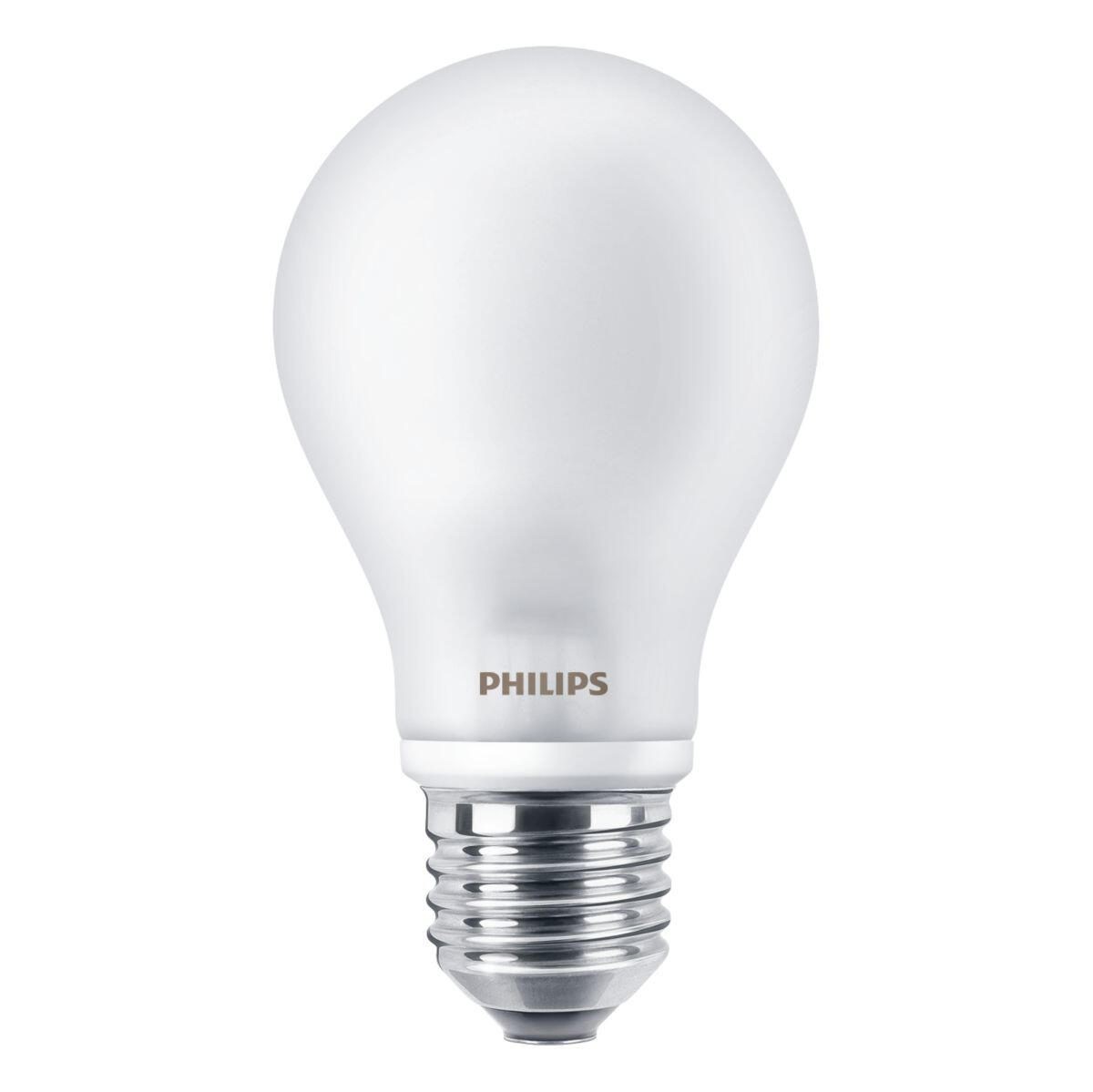 Philips CorePro - LED-Lampe - Form: A60 - matt Finish - E27 - 7 W - Warmweiß - 2700 K - Satin