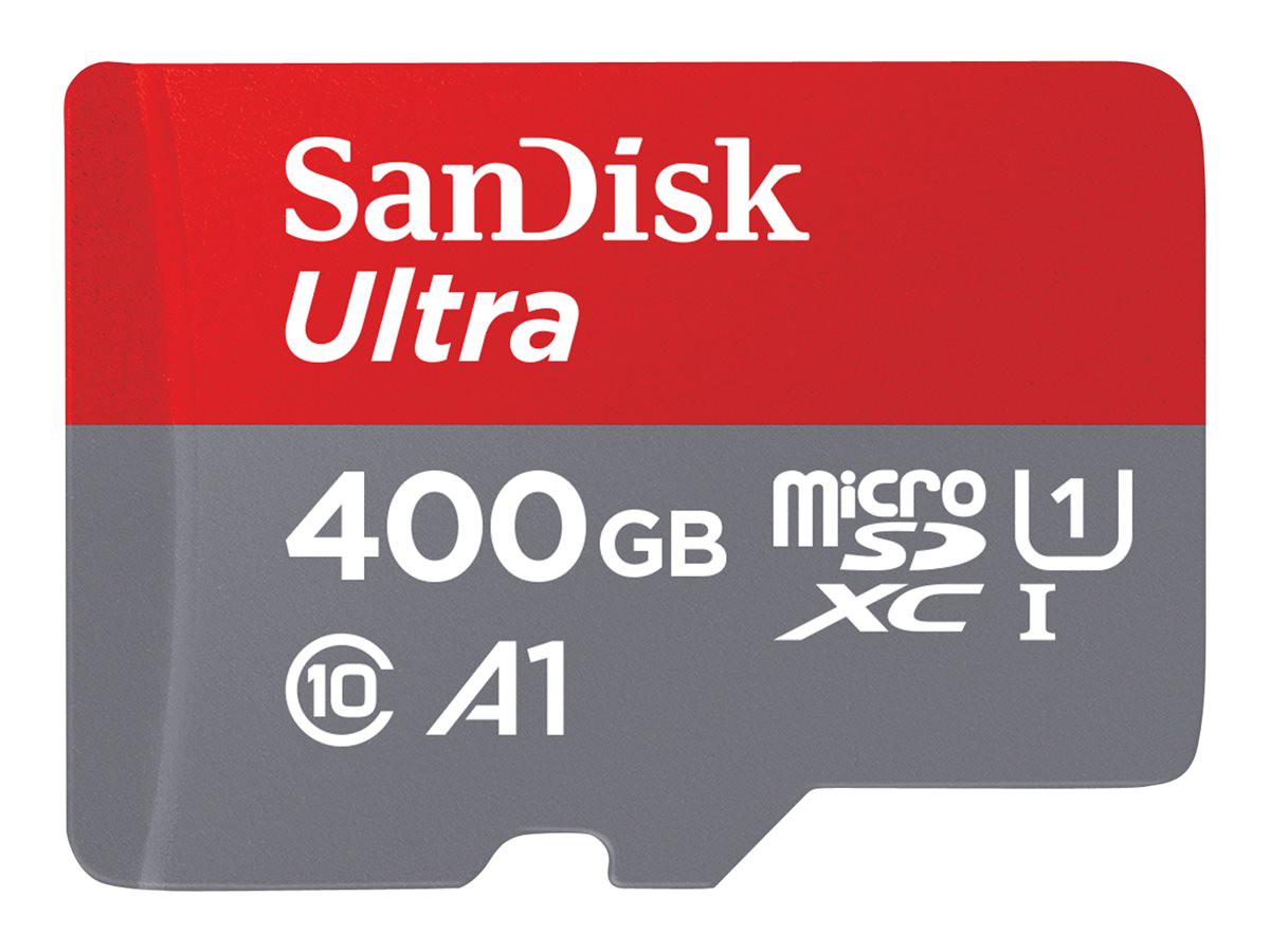 SanDisk Ultra | sdsqua4-400g-gn6ma | Flash-Speicherkarte (microSDXC-an-SD-Adapter inbegriffen)