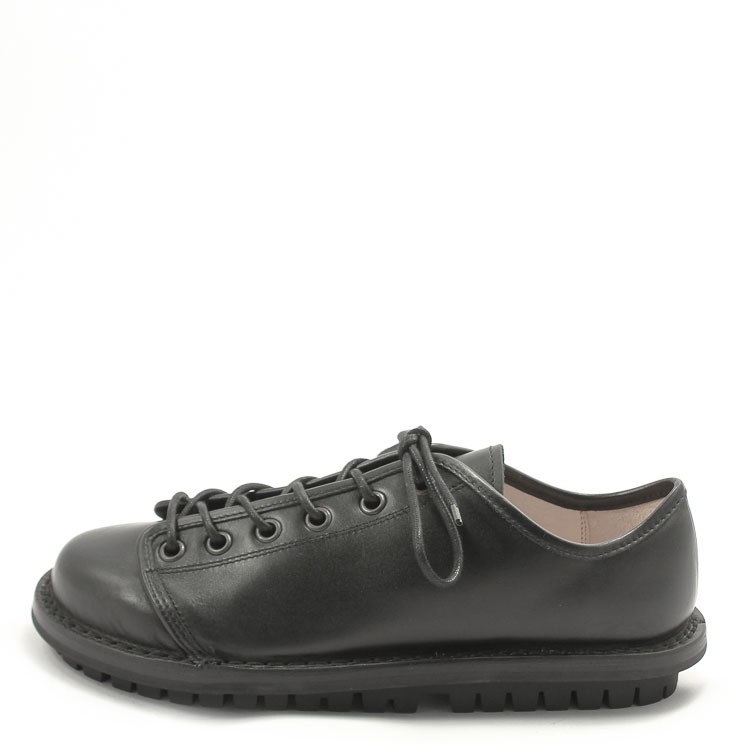 Trippen, Tödi m Closed Herren-Schnürschuh, schwarz