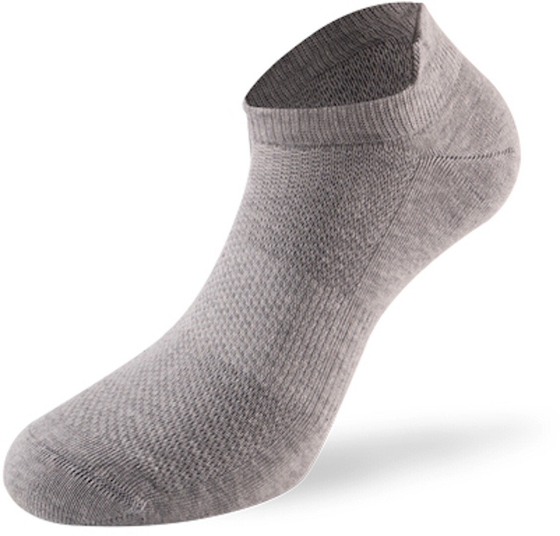 Lenz Performance Sneaker Tech Skarpety, czarny-szary-czerwony, Rozmiar 43 - 46
