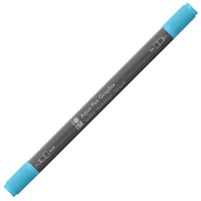 MARABU Aquarellfilzstift Aqua Pen Graphix hellblau