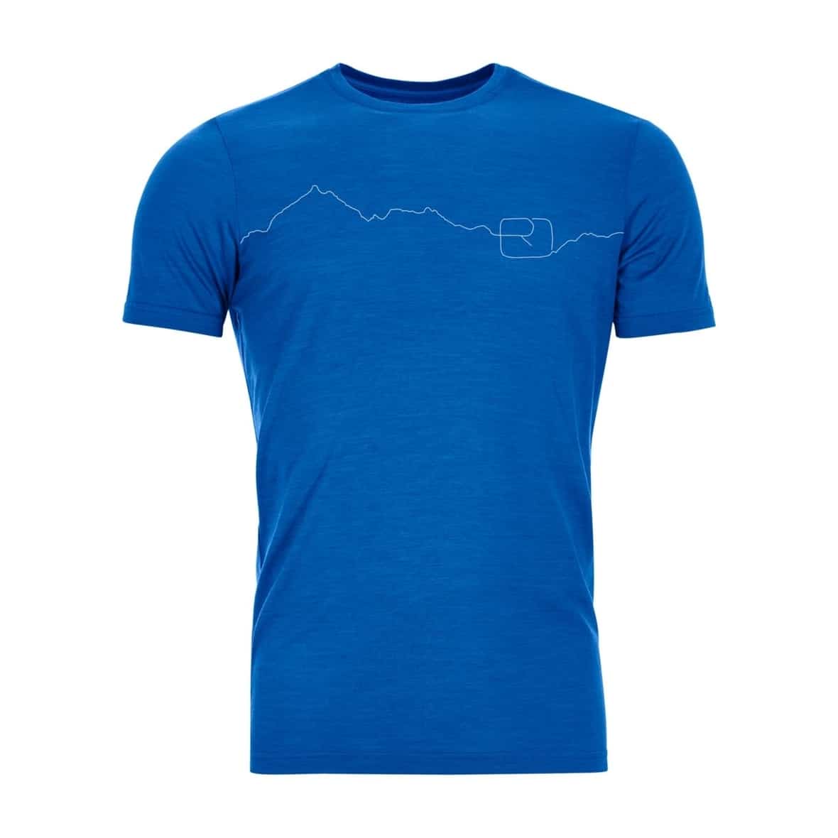 Ortovox 150 Cool Mountain Herren T-Shirt (Blau M Größe) Wanderbekleidung