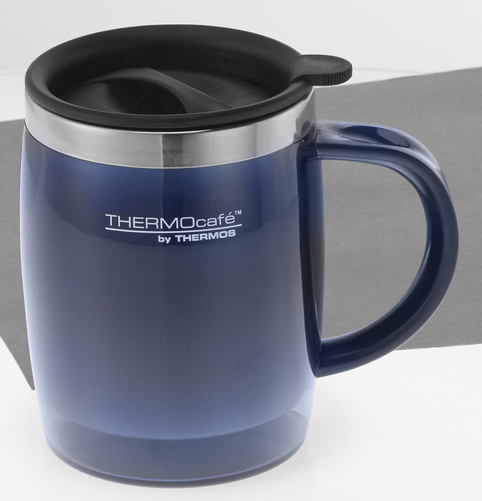 THERMOcafé by THERMOS Isolierbecher Desktop Mug 0,35 l blau