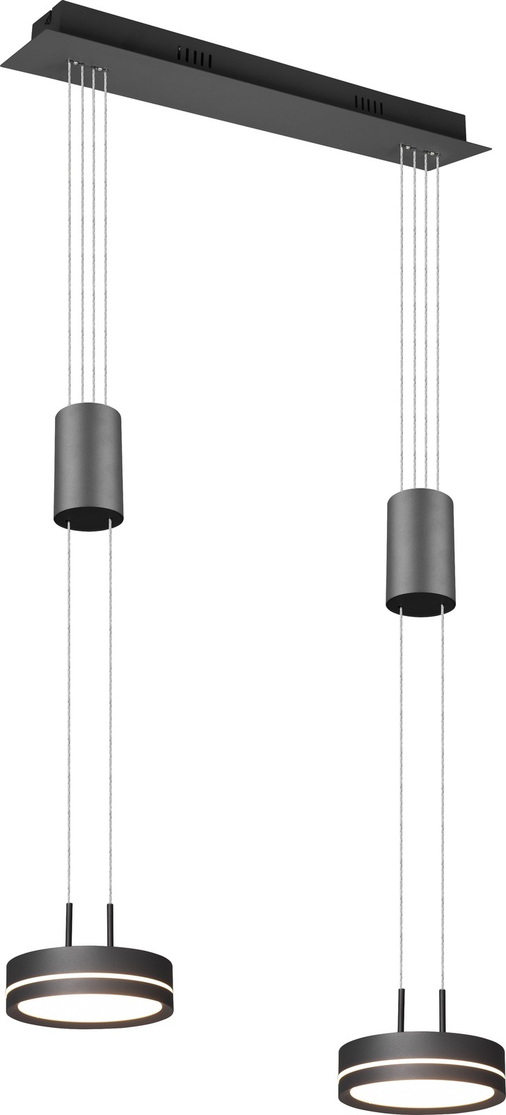 TRIO LED-Pendelleuchte Franklin 326510242 anthrazit 18 W, 2100 lm, 3000 K