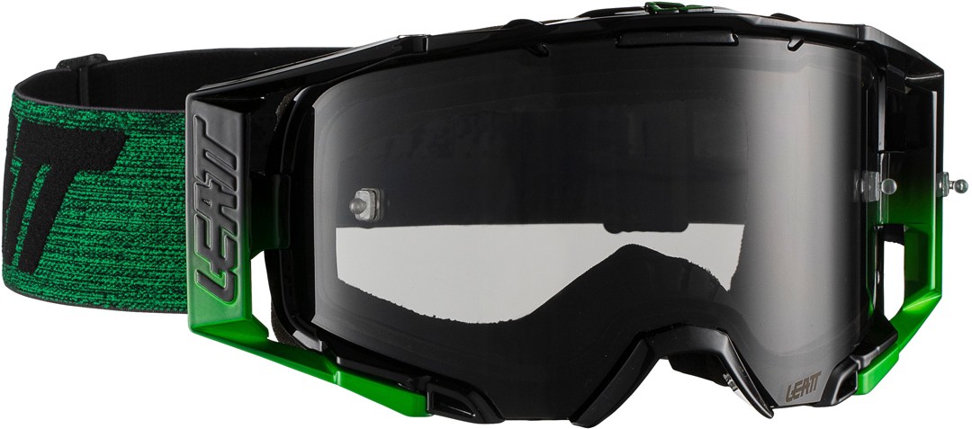 Leatt Velocity 6.5 Motocross Brille, schwarz-grün für Männer