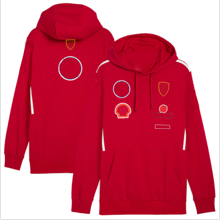 F1 HOODIE 2025 JACKE DE LOGO RACHING Même personnalisation
