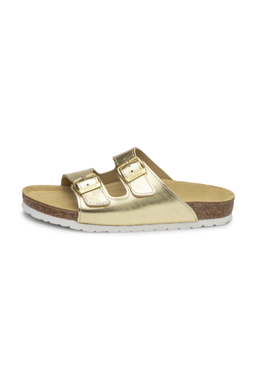 Wohltuende Pantolette Vollrindleder