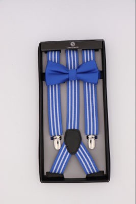 Lindenmann Hosenträger LINDENMANN Y+Fliege,  1 - navy - 110