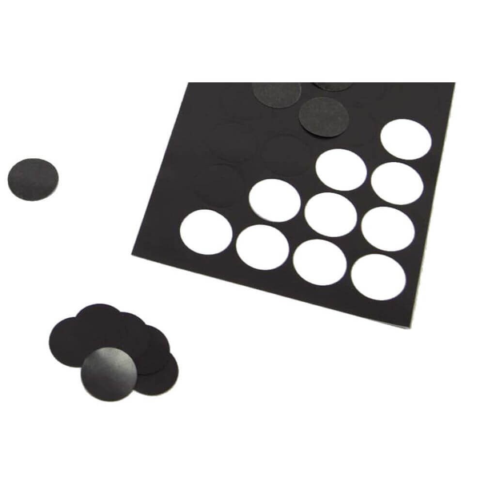 Self-adhesive magnetic foil stickers for 40mm round cast bases (blister of 5 pc.)