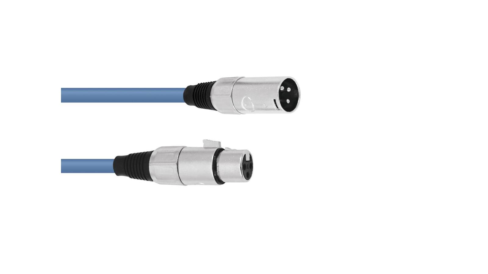 OMNITRONIC XLR Kabel 3pol 3m bl