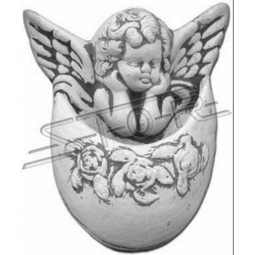 Wandrelief Steinplatte Bild Azteken Engel Antil Relief Steinguss Wand