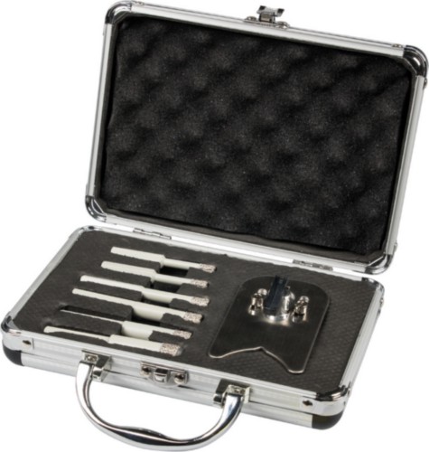 Foret de forage au diamant pour la coupe à sec Klingspor DB 600 F Supra SET; 6-14 mm; 7 unités