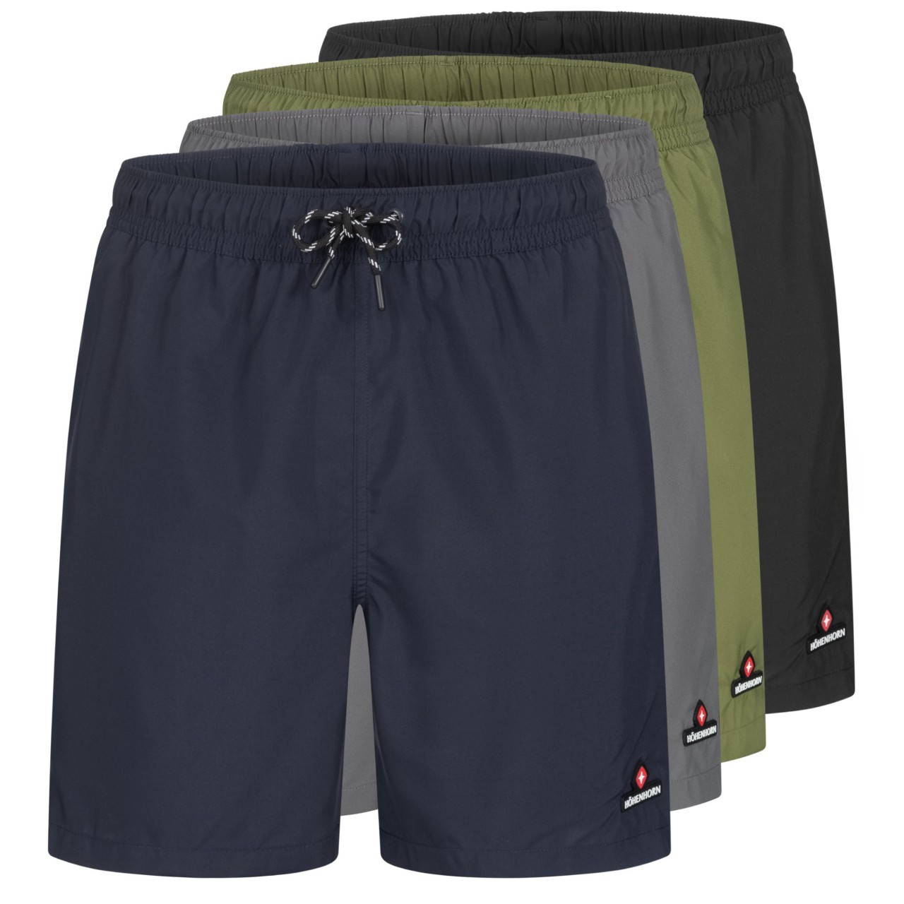 Höhenhorn Wellenmaster Herren Badehose Schnelltrocknend Badeshort Schwimmhose XL Grau