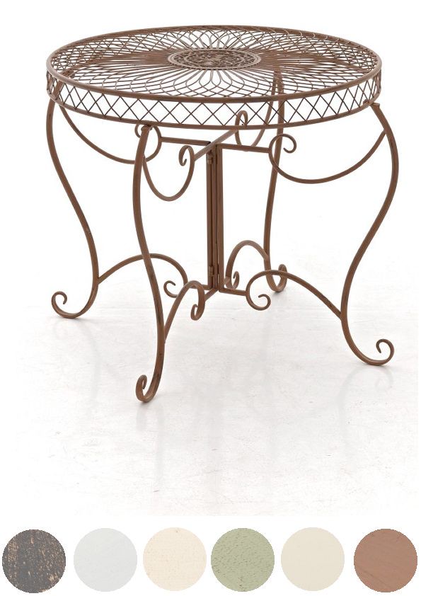 Outdoor-Tisch-Gartenmöbel Terrasse Beistelltisch Balkon Nostalgie-versch. Farben