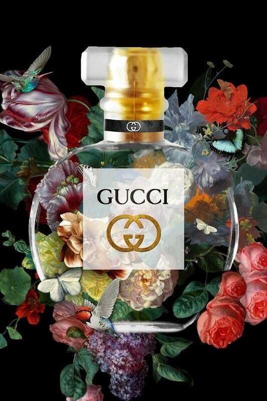 Wandbild Glas Parfüm Fashion 60x80 cm