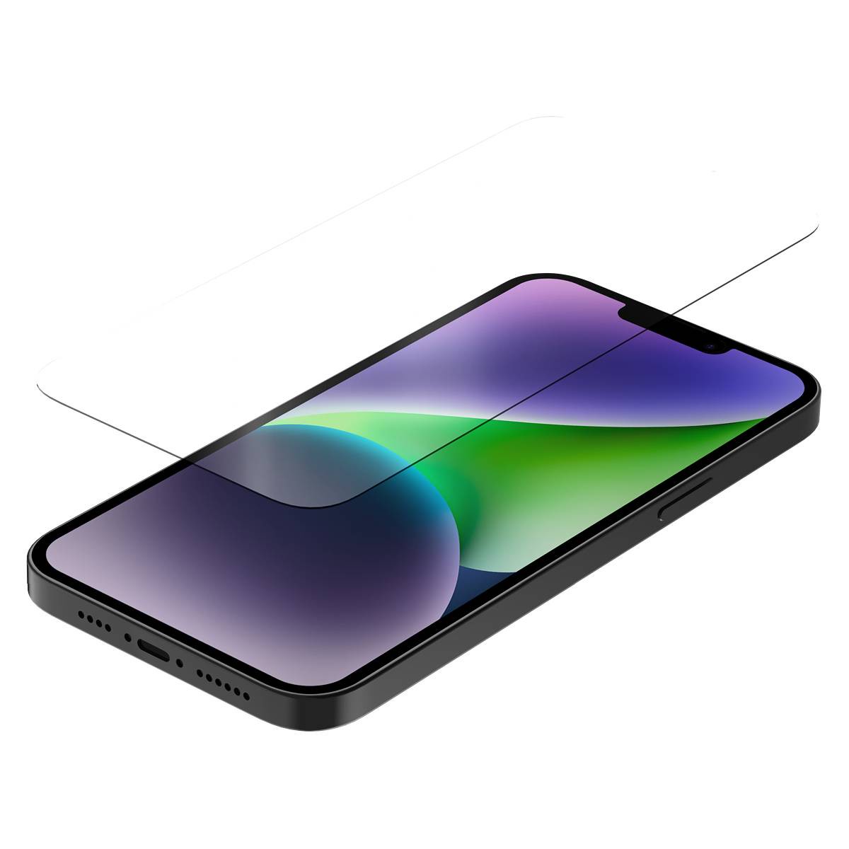 Quad Lock Displayschutz iPhone 14 Plus Größe