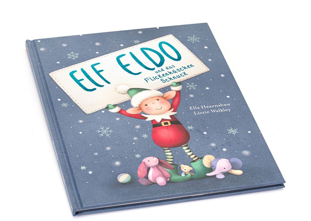 Jellycat Elf Eldo und das Flickenhäschen Buch