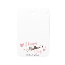 5 x Schmuckkarte 925 Sterling Silber Halskette Muttertag 