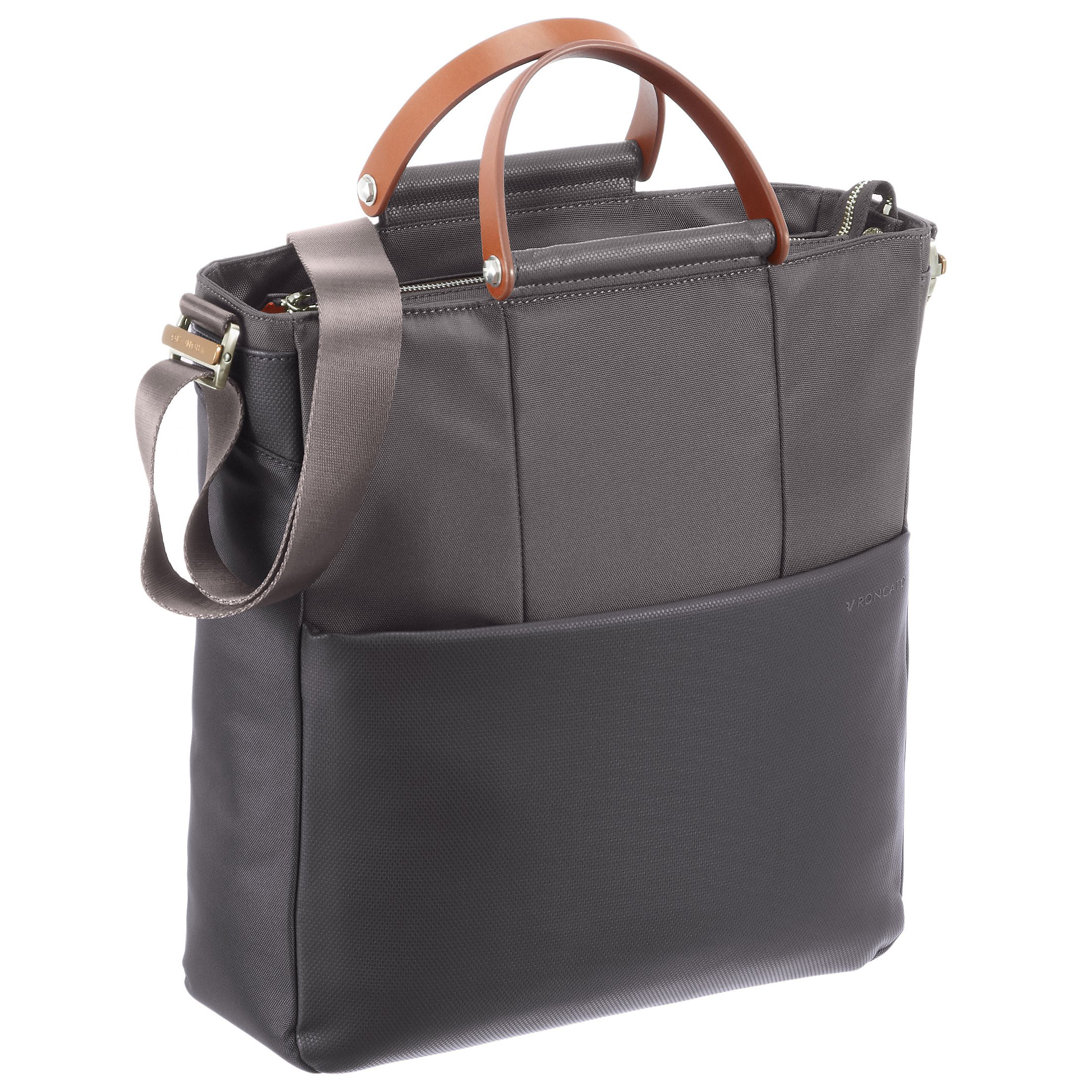 Roncato Wireless Shopper Umhängetasche 35 cm Farbe: testa di moro (braun)