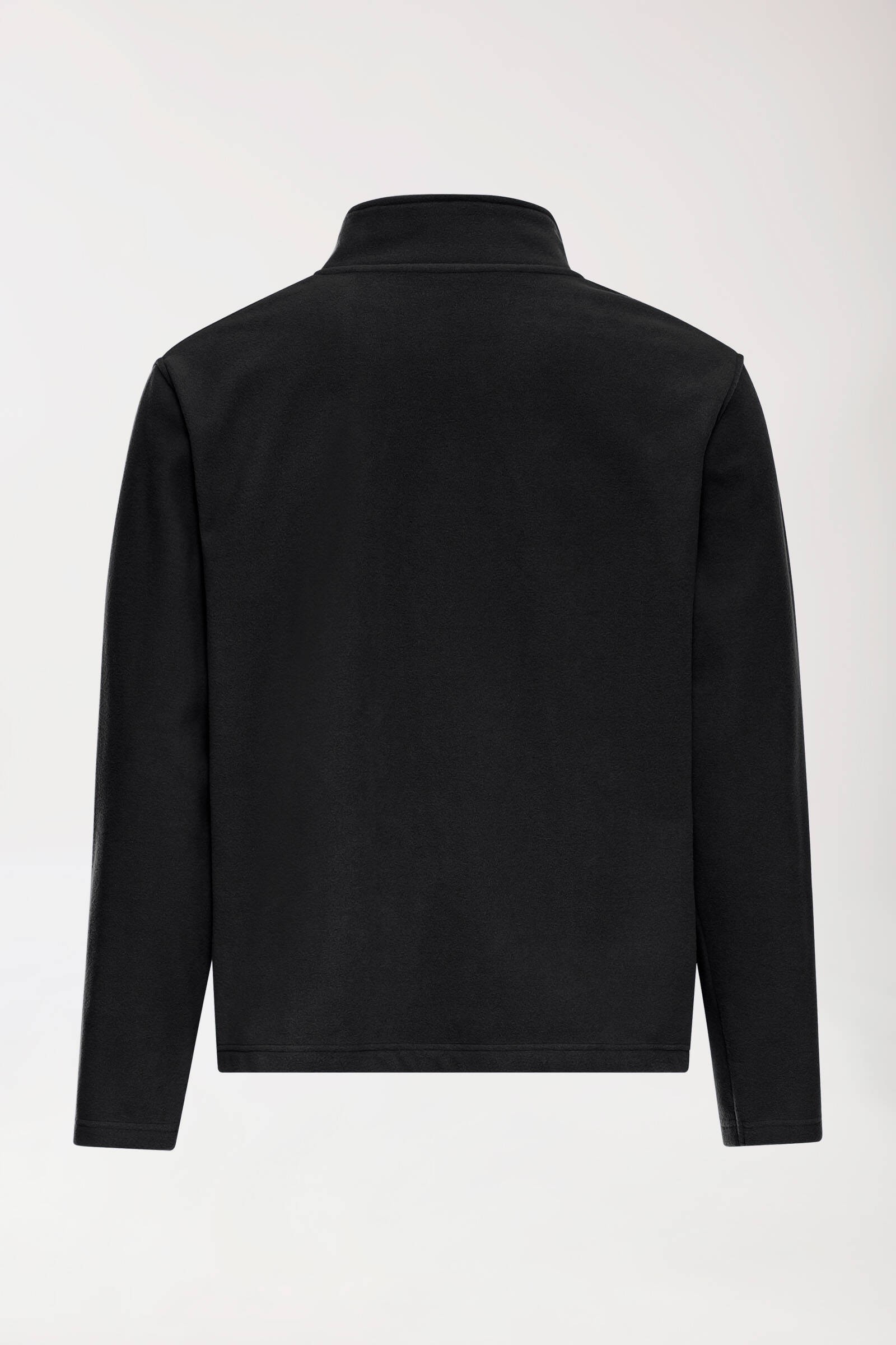 Fleecejacke Herren - Stehkragen, Schwarz