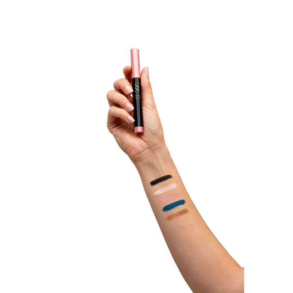 Jumbo Eyes hochdeckender Eyeliner und Lidschatten #01-Schwarz