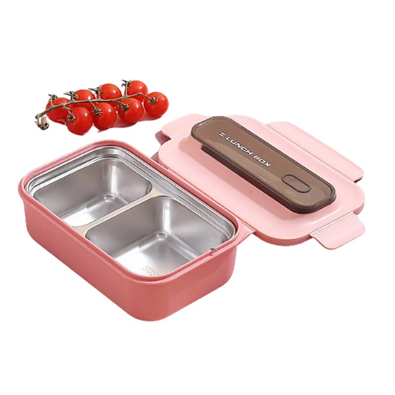Bac de rangement alimentaire réutilisable élégant - gadget de cuisine polyvalent idéal pour les déjeuners scolaires de bureau