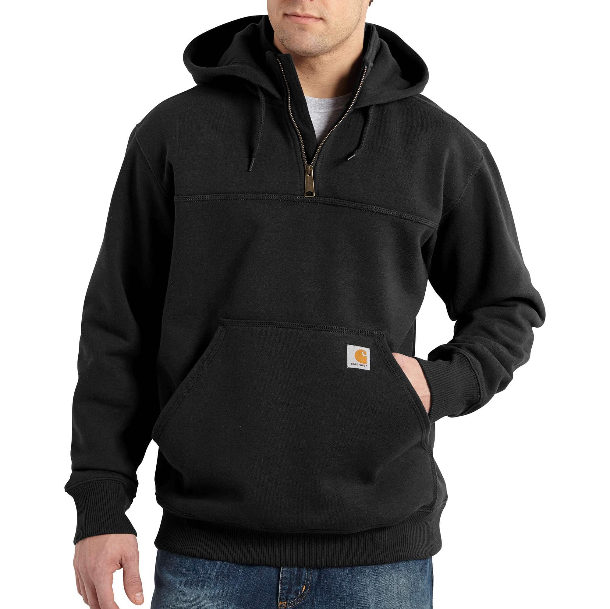 Carhartt Herren Sweatshirt - rain defender™ loose fit heavyweight quarter-zip sweatshirt - Schwartz - L