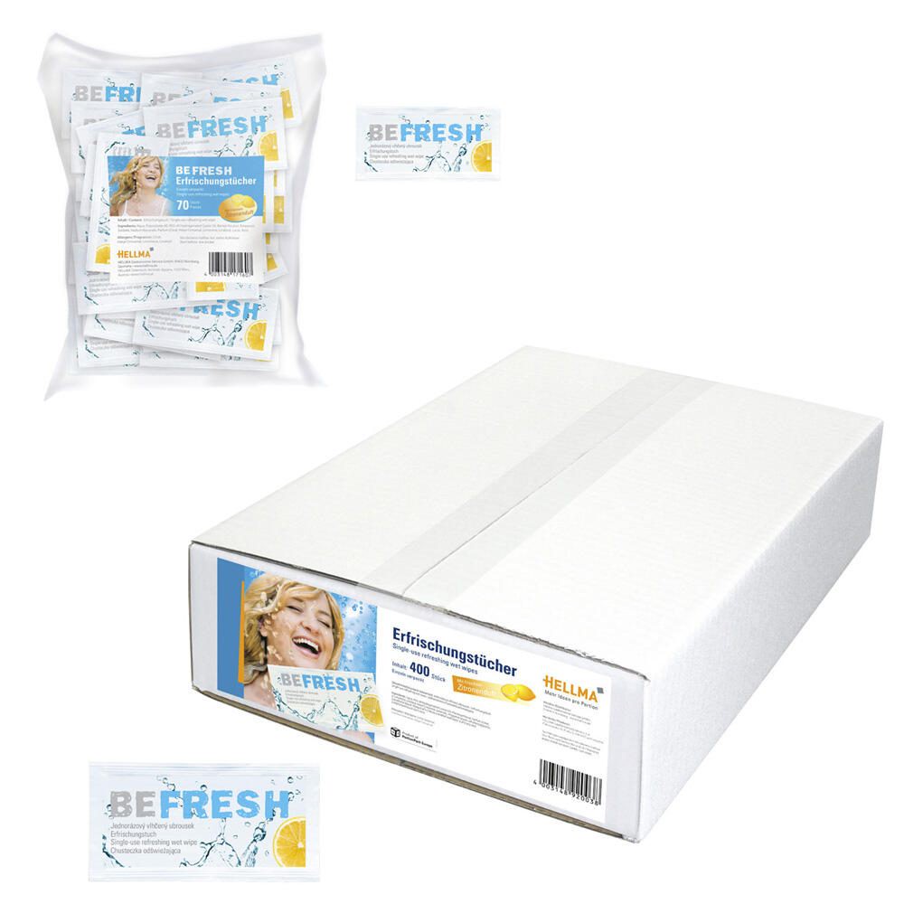 HELLMA Feuchttücher 1-lagig