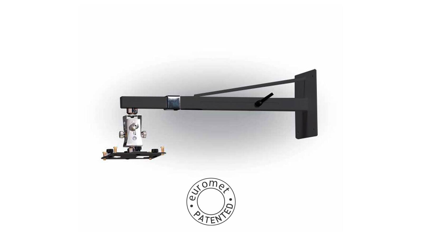 Euromet Arakno Wand Teleskopische Wandhalterung schwarz