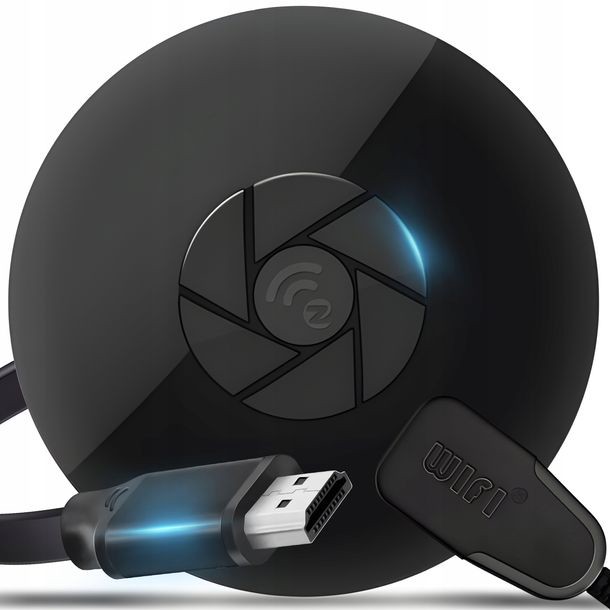 BEZPRZEWODOWY ADAPTER WIFI HDMI CHROMECAST MIRRORSCREEN 2W1