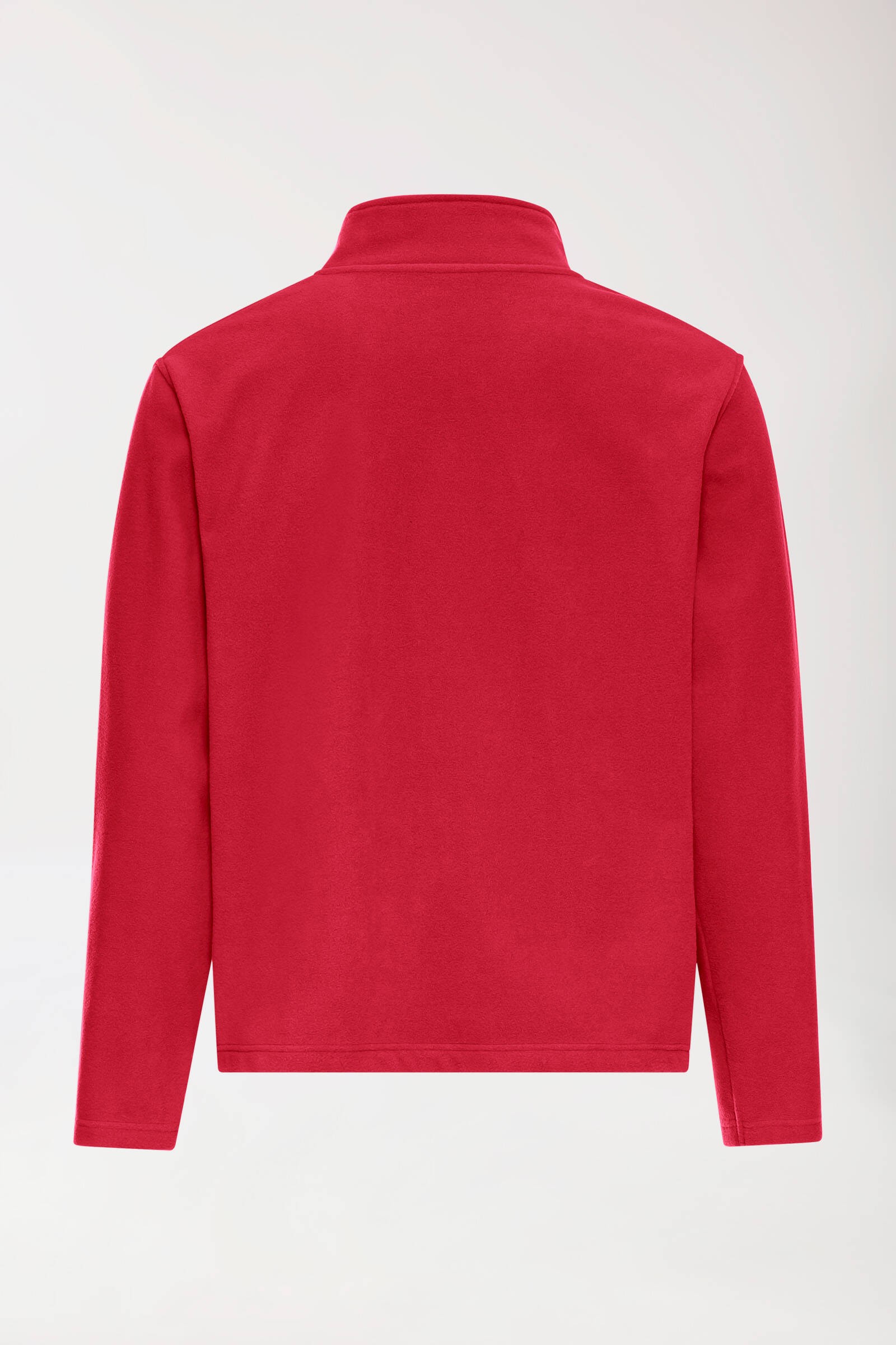 Fleecejacke Herren - Stehkragen, Rot