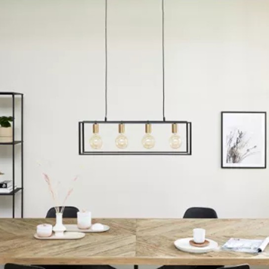 Lifa Living - Trondheim Pendelleuchte - Schwarz - Gold