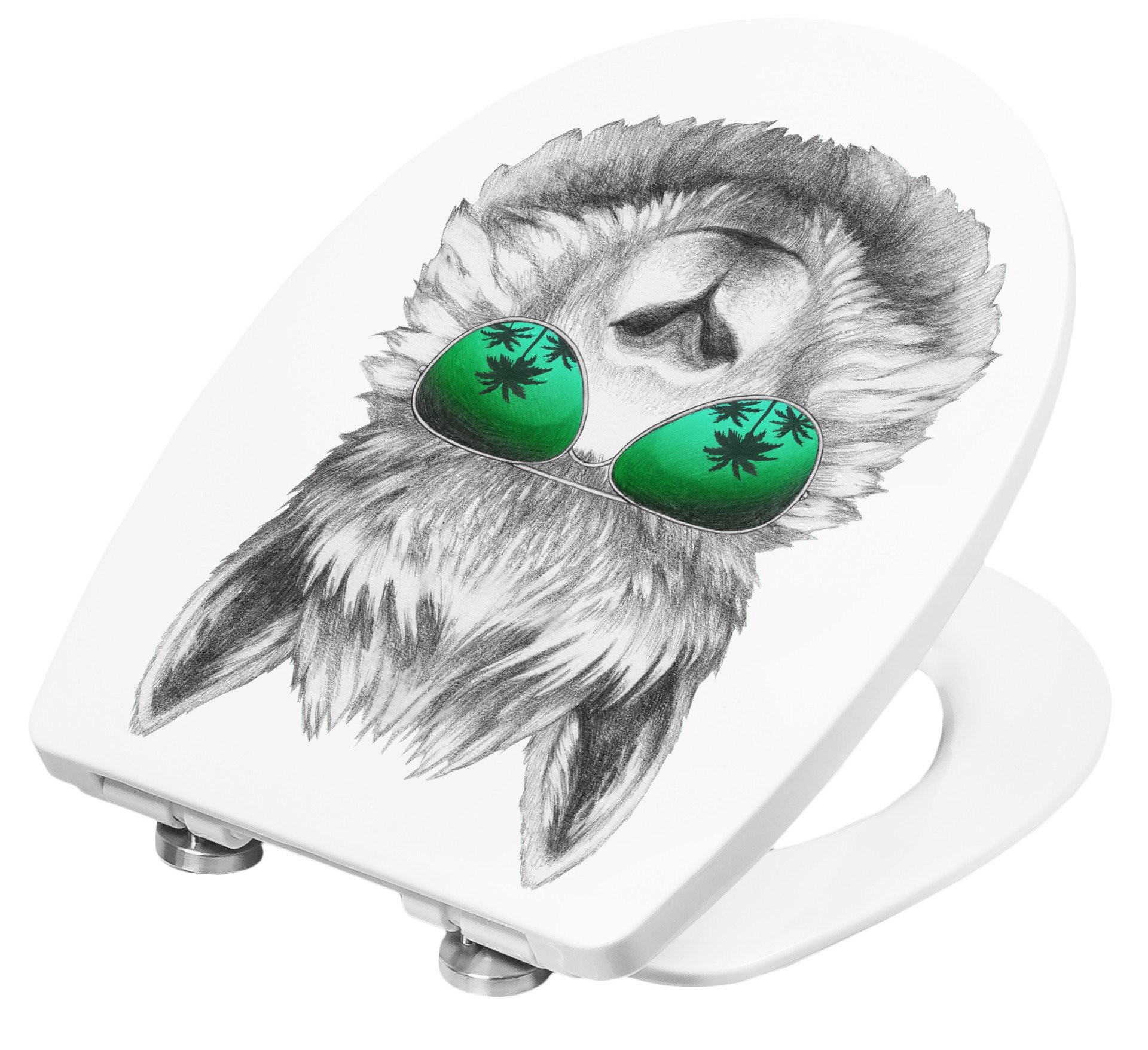 LAMA WC-Sitz 3D-Dekor