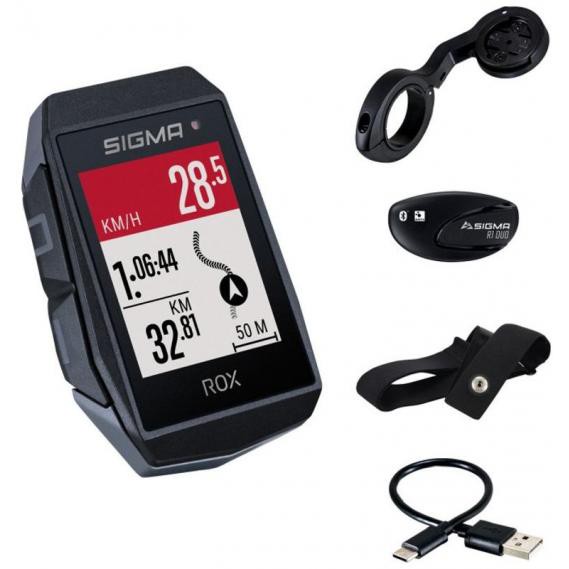 Bike computer Sigma Rox 11.1 Evo HR set mit Puls schwarz