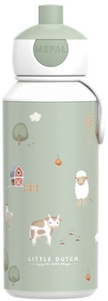Little Dutch x Mepal Trinkflasche Pop-Up, Little Farm
