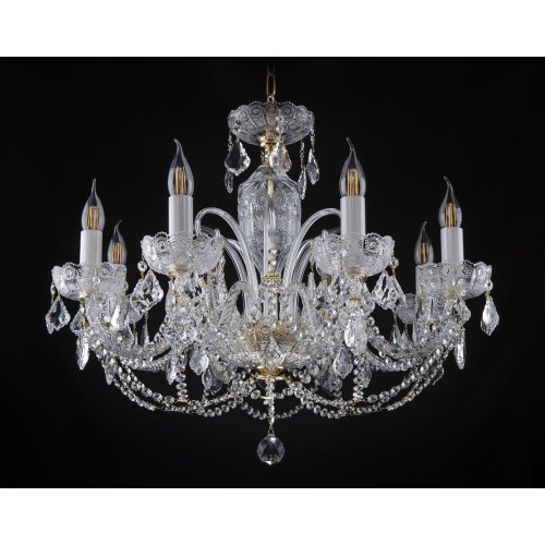 Königlicher Palast Bohemia Kronleuchter Lampe Leuchten 8x Lampen Deckenlampe