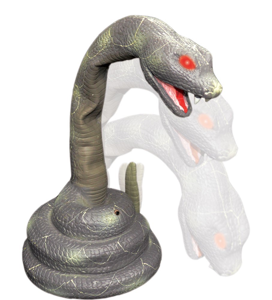 Grusel Schlange Horror Dekoration Mit Bewegung, Sound- Und Lichteffekt | Wir machen Party.de |