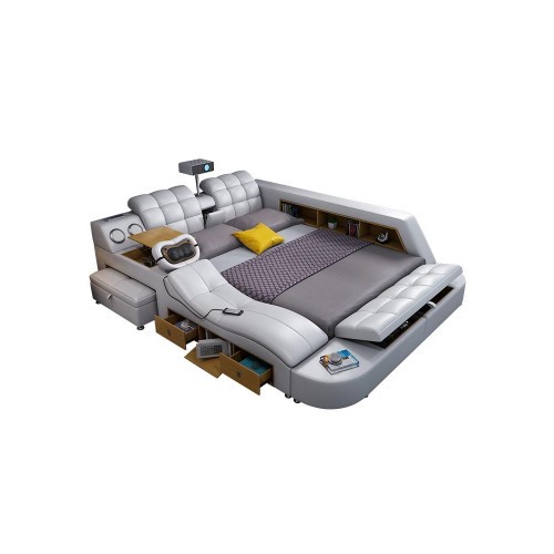 Multifunktion Deluxe Betten Massage Bett Hotel Polster Led usb Radio