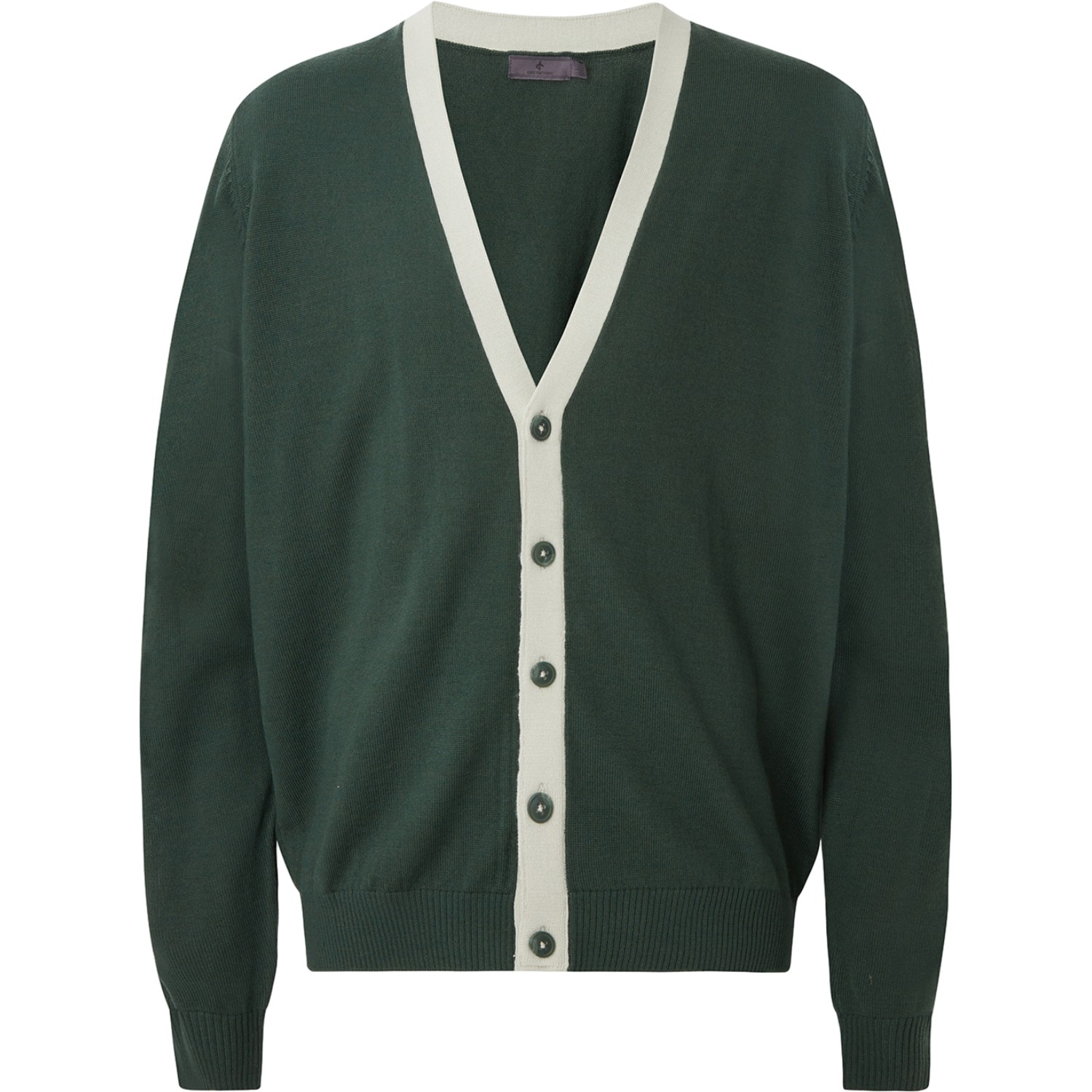 Cross Jacke Block Cardigan, grün