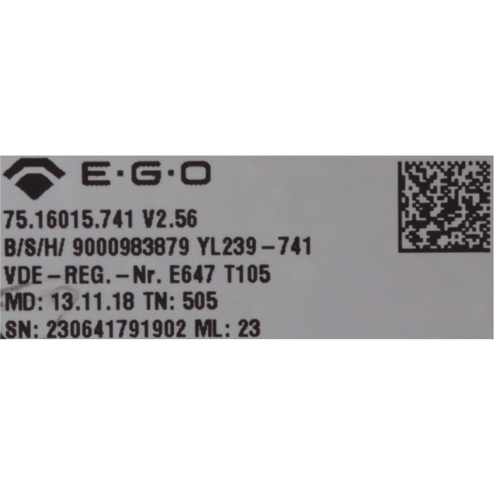 Bedienelektronik unprogrammiert NEFF  EGO 75.16015.741 f?r Induktionskochfeld (BD-11026428)