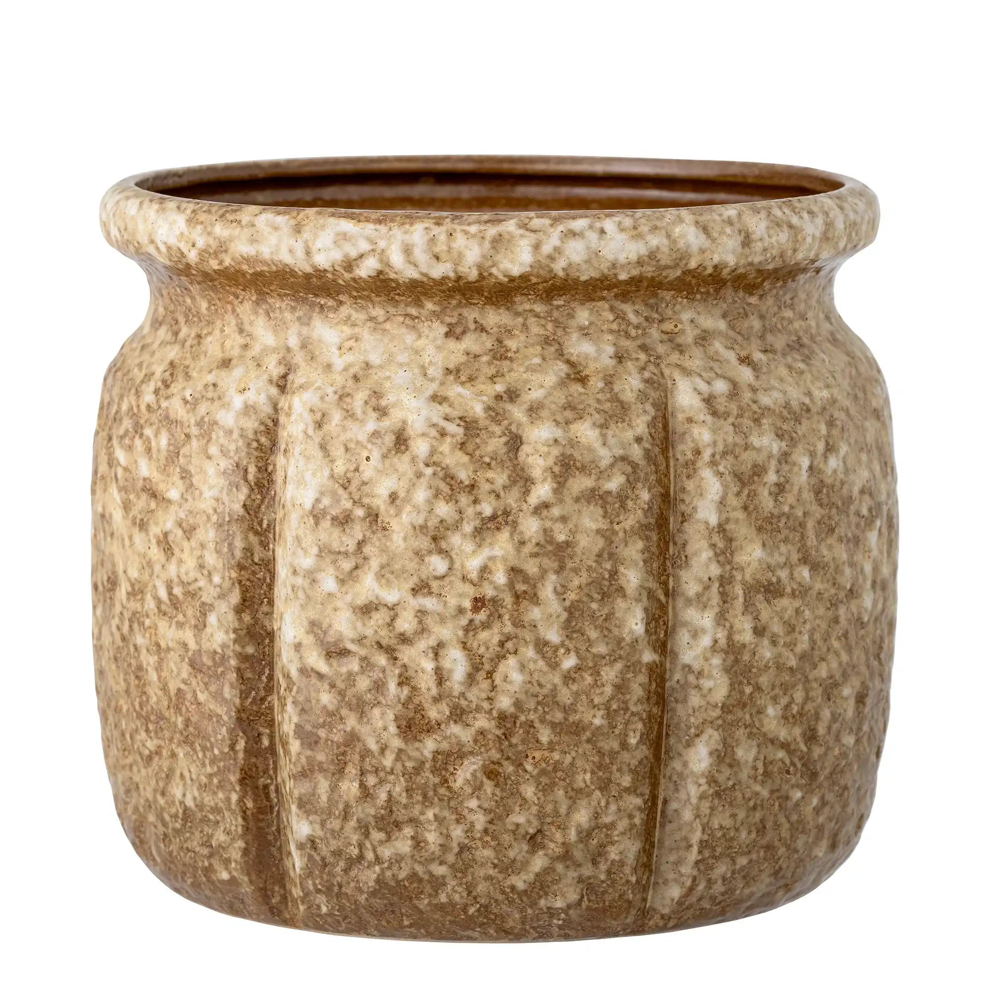 Bloomingville Blumentopf Keramik braun Ritza 18cm