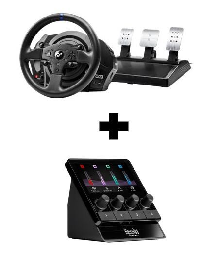 Thrustmaster T300 RS GT-Edition Lenkrad- & Pedalset + Hercules Stream 100 Audio Controller