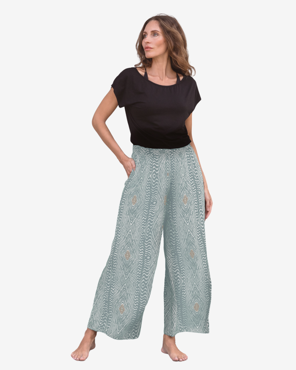 Jaya Organics Yogahose Melody - Zumba Agave M
