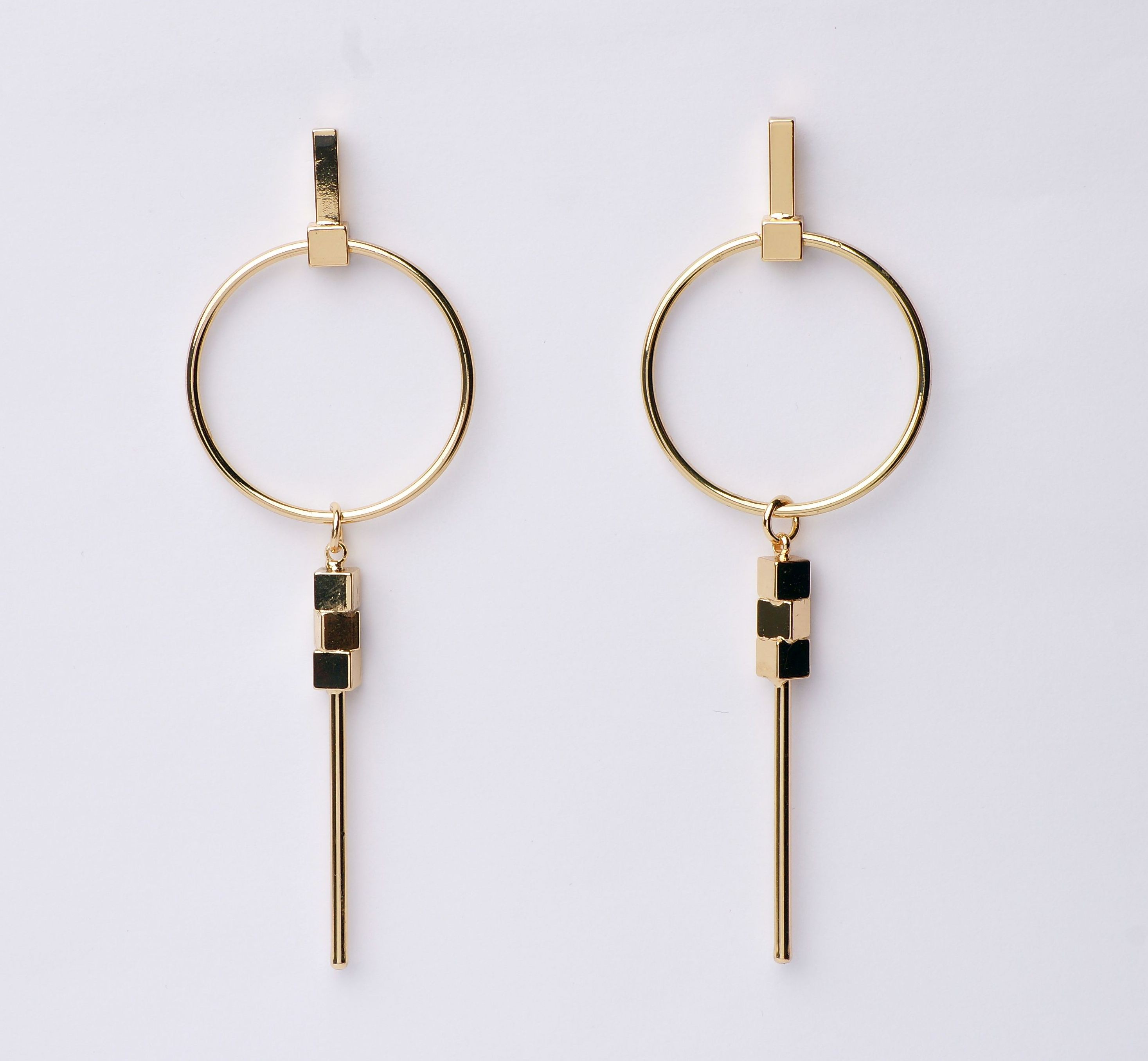 Modeschmuck Ohrringe von Sweet7 aus Metall in Gold
