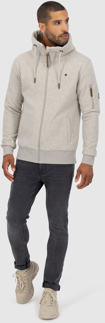 Alife And Kickin EliasAK A Sweatshirt met rits, beige, afmeting S voor man