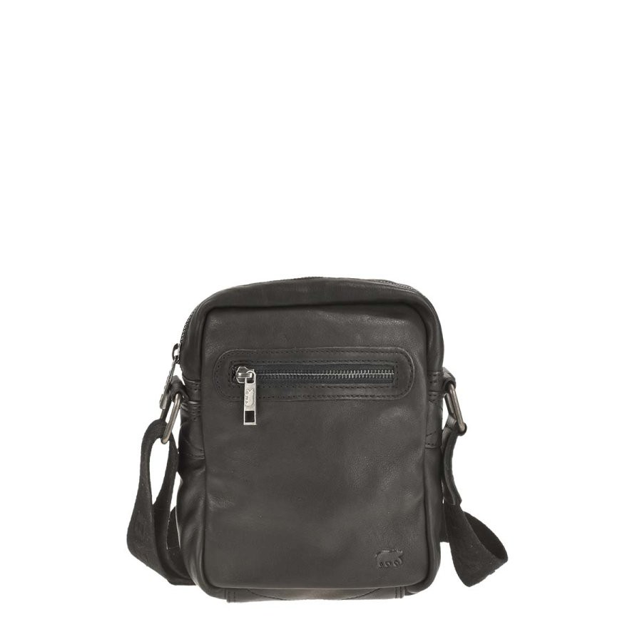 Umhängetasche Leder 19x22cm 