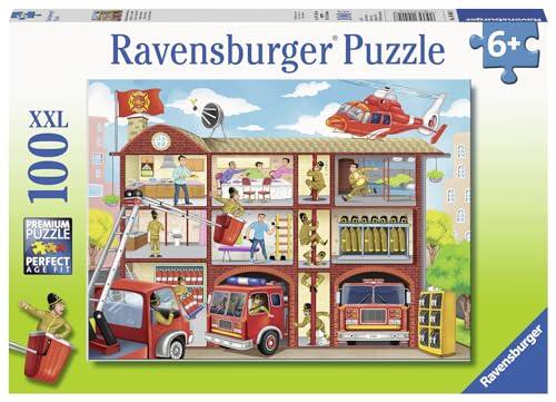 Ravensburger Puzzle 10404 - XXL Feuerwehrhaus 100 Teile